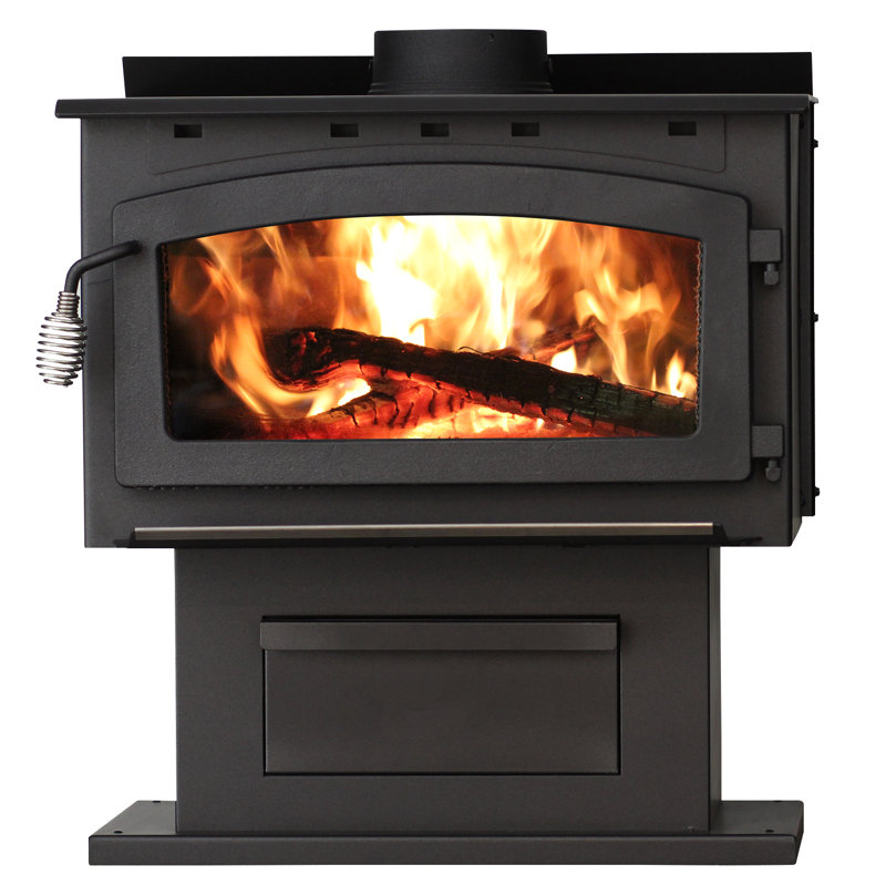 US Stove King Direct Vent Wood Burning Stove Wayfair